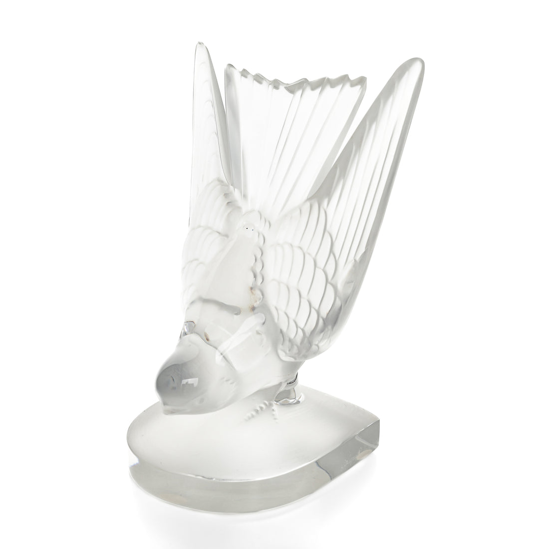 LALIQUE Hirondelle/Swallow Bookend