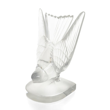 LALIQUE Hirondelle/Swallow Bookend