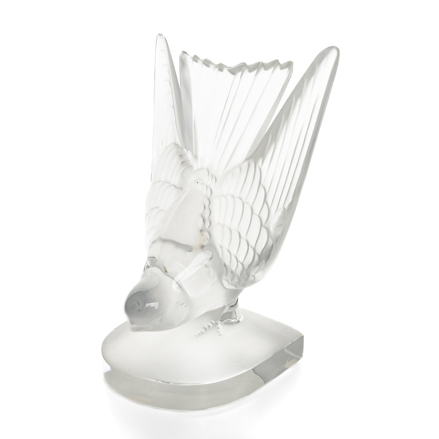 LALIQUE Hirondelle/Swallow Bookend
