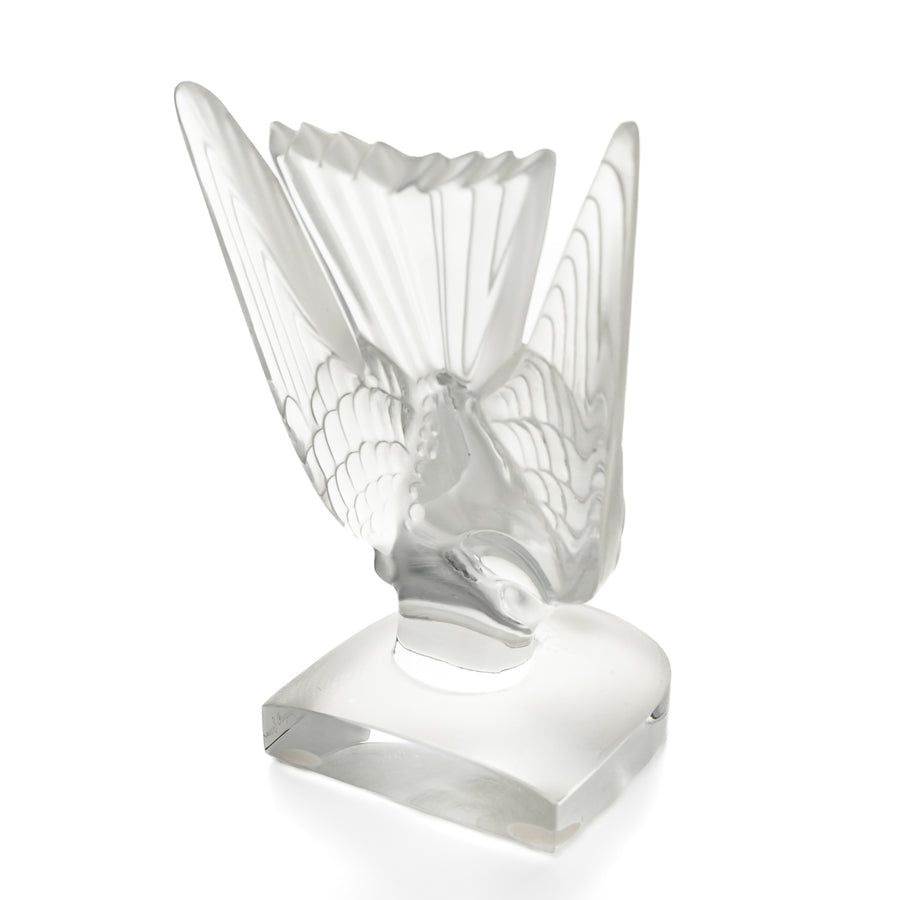 LALIQUE Hirondelle/Swallow Bookend