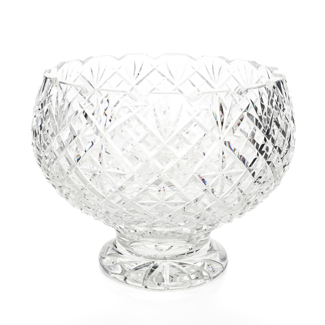 WATERFORD Crystal Footed Punch/Centrepiece Bowl
