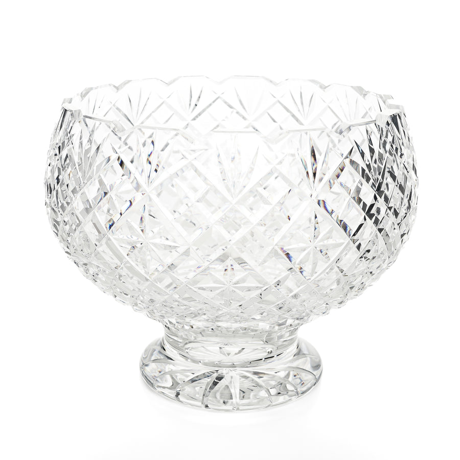 WATERFORD Crystal Footed Punch/Centrepiece Bowl
