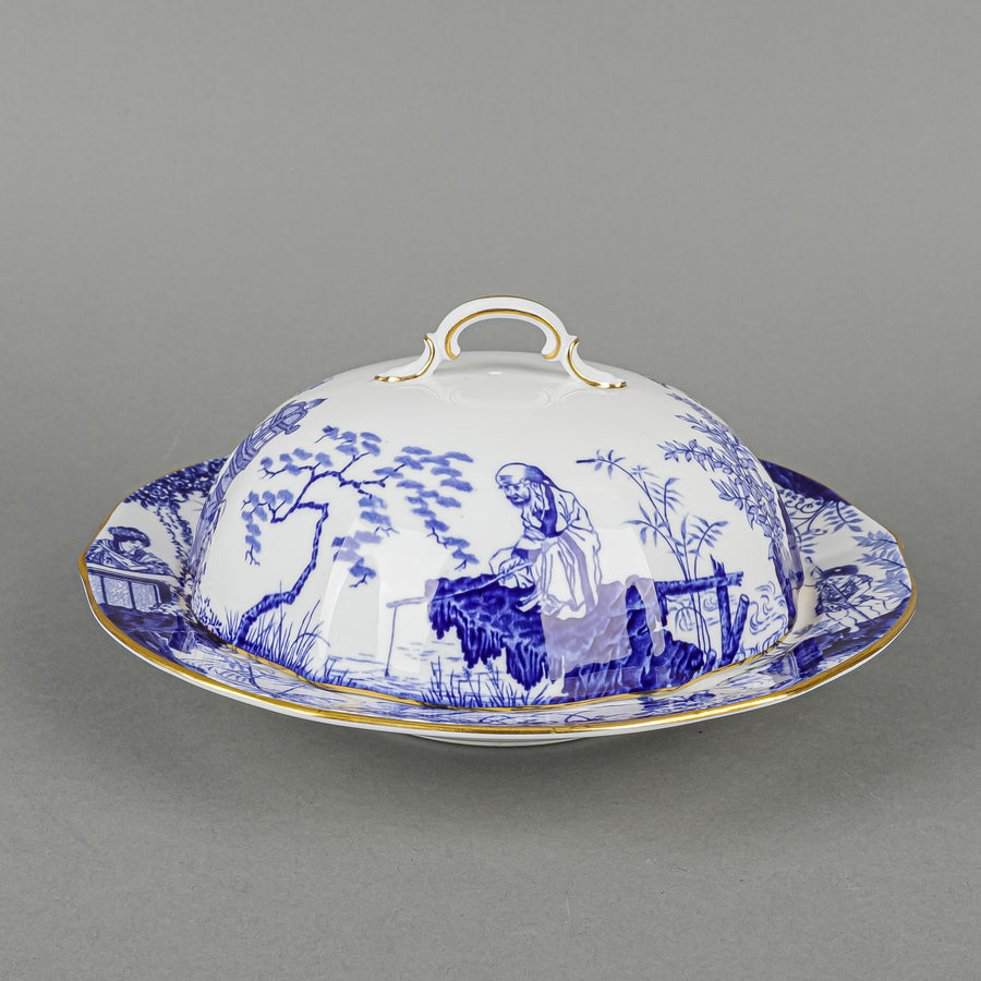 ROYAL CROWN DERBY Mikado Covered Muffin Dish
