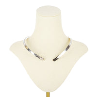 Sterling Hammered Torque Necklace
