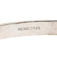 Sterling Hammered Torque Necklace