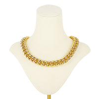 RALPH LAUREN Gold Tone Curb Link Necklace