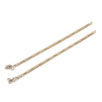 Indian Silver Enamel Ankle Bracelets Set of 2