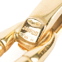 AURAN 18K Yellow & White Woven Diamond Link Bracelet