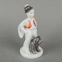 HEREND Figurine Shepherd Boy With Puli Dog 5483  Traditional