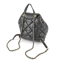 SALVATORE FERRAGAMO Giuliette Black Quilted Leather Backpack