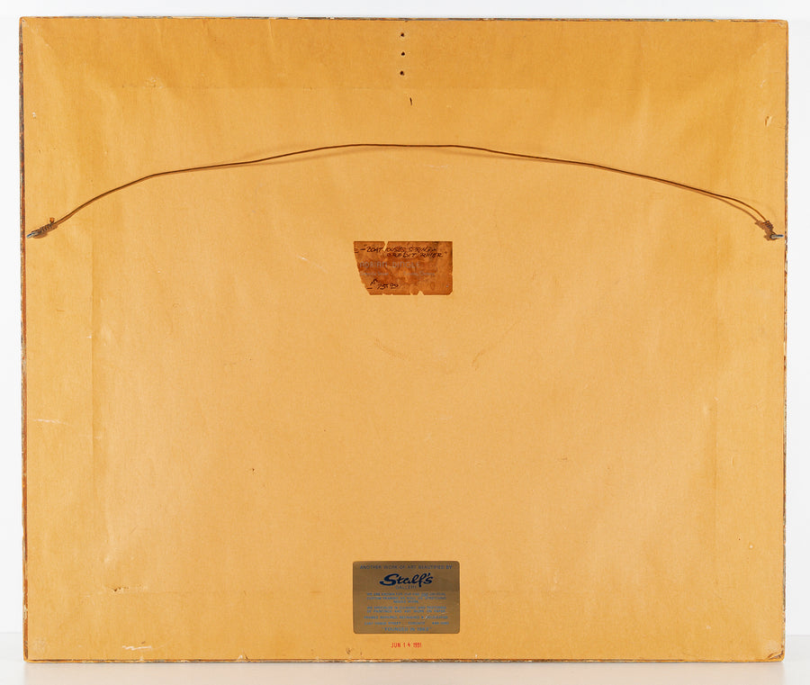 Adrian Dingle (Canadian 1911-1974) "Boat Houses Spring - Credit River"