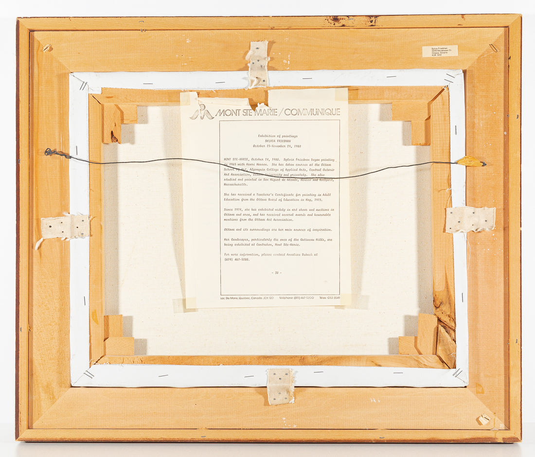 Sylvia Friedman (Canadian 1923-2012) Autumn Landscape