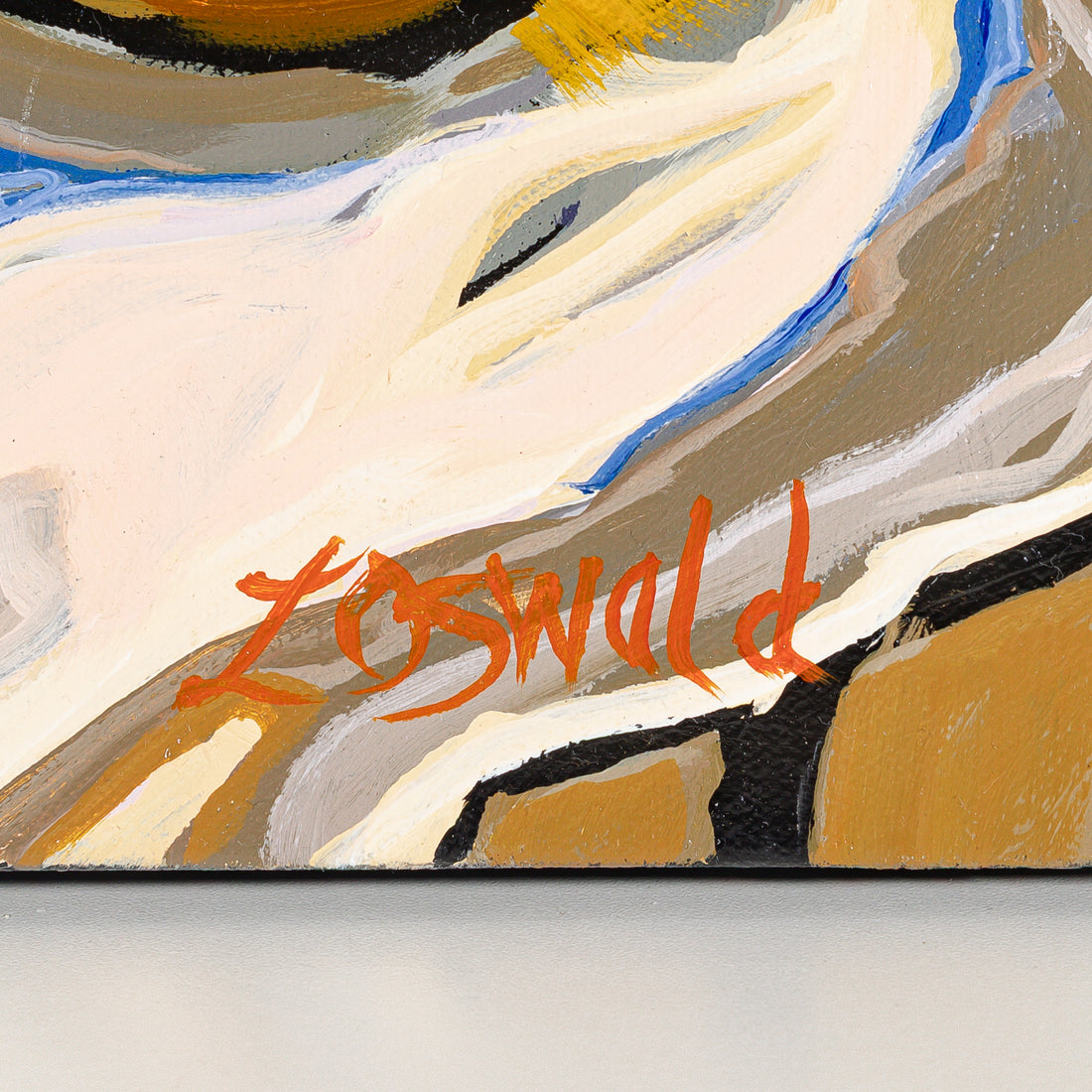 Lorraine Oswald (Canadian 20th C) Still Life With Flowers And Fruit