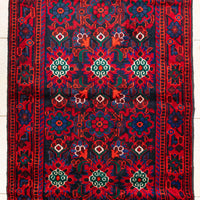 Hand Knotted Wool Ferdos Persian Rug