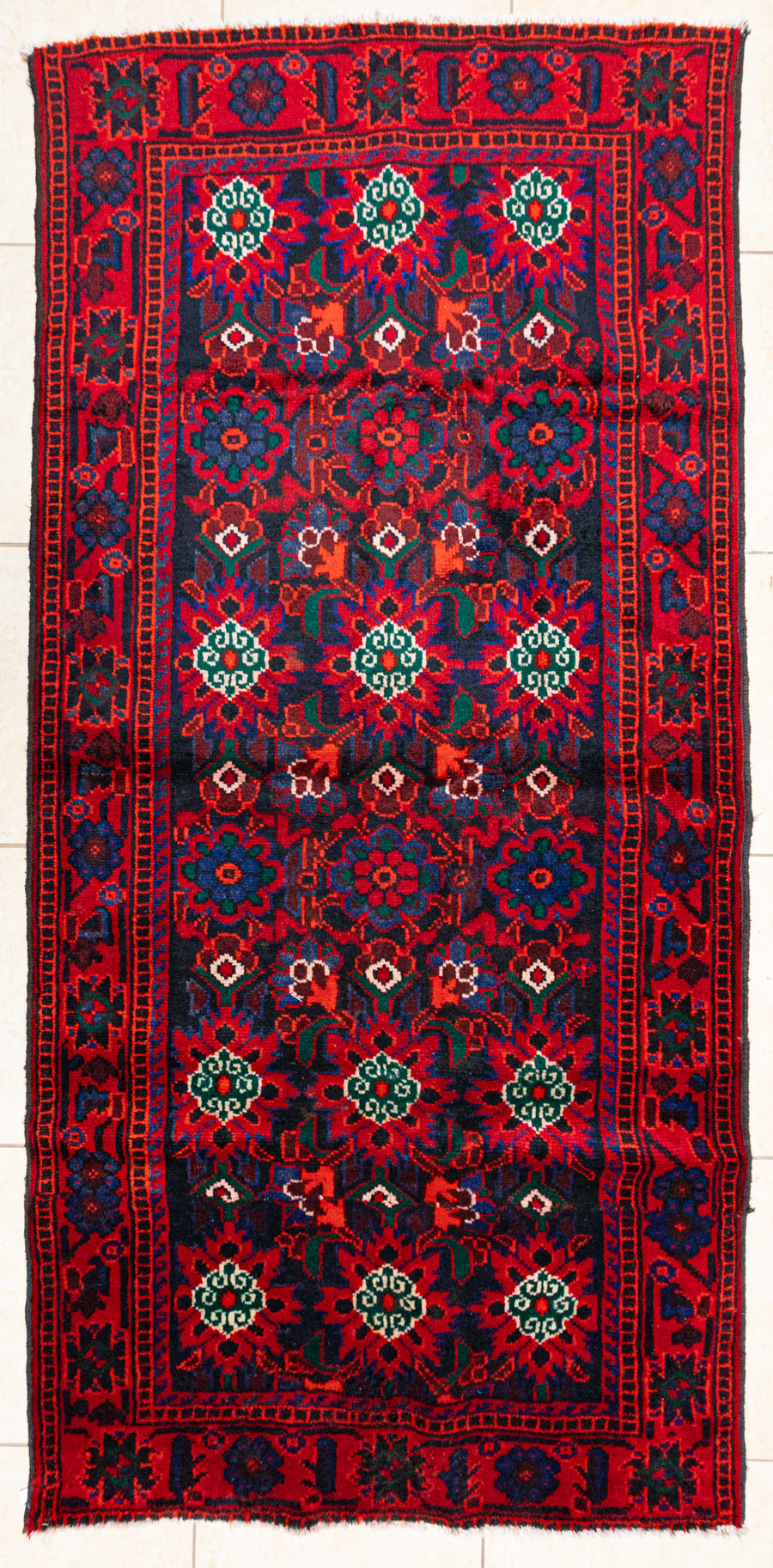 Hand Knotted Wool Ferdos Persian Rug