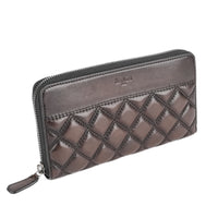 BERLUTI Paris Brown Leather Zip Around Wallet