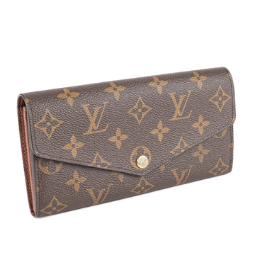LOUIS VUITTON Monogram Canvas Sarah Wallet