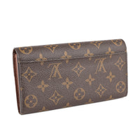 LOUIS VUITTON Monogram Canvas Sarah Wallet