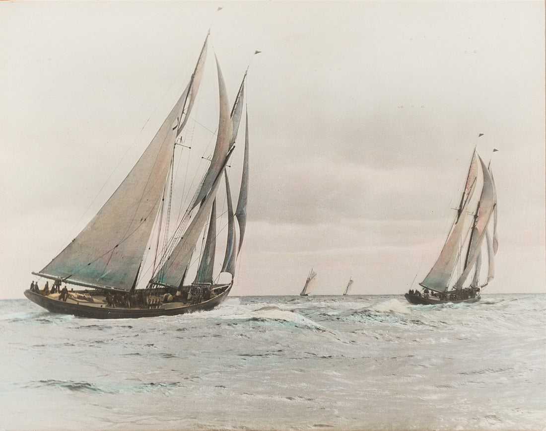 Wallace R. MacAskill (Canadian 1887-1956) "Nova Scotia Schooners"