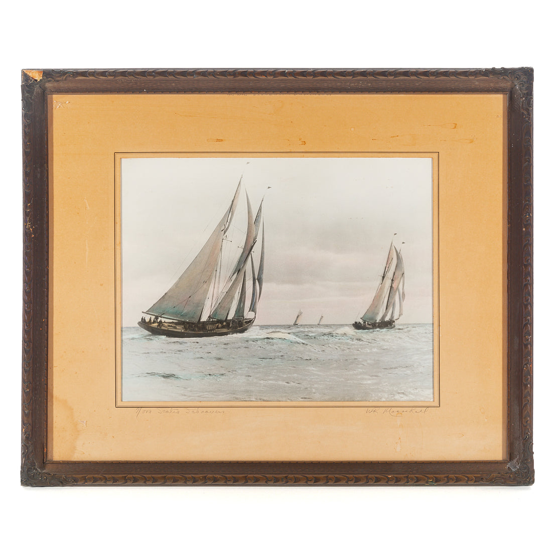 Wallace R. MacAskill (Canadian 1887-1956) "Nova Scotia Schooners"