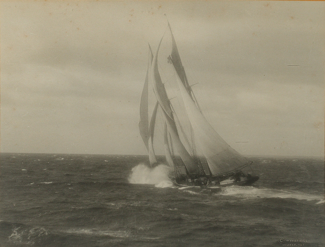 Wallace R. MacAskill (Canadian, 1887-1956) "Bucking To Windward"