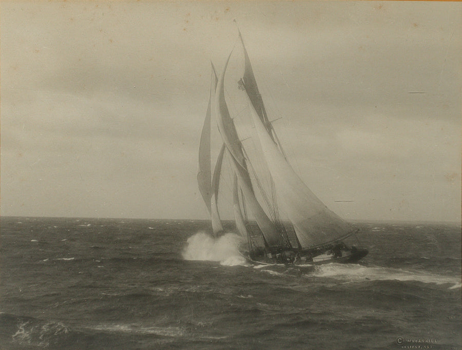 Wallace R. MacAskill (Canadian, 1887-1956) "Bucking To Windward"