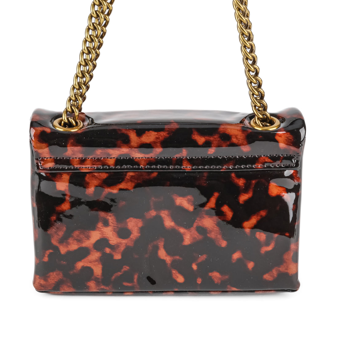 KURT GEIGER Mini Kensington Bag - Dark Brown Tortoise