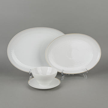 ROSENTHAL Romance Gold Band Serveware 3pcs