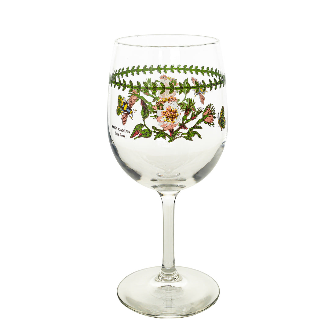PORTMEIRION Botanic Garden Glass Wine Glasses Set Of 4