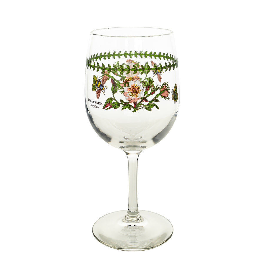 PORTMEIRION Botanic Garden Glass Wine Glasses Set Of 4