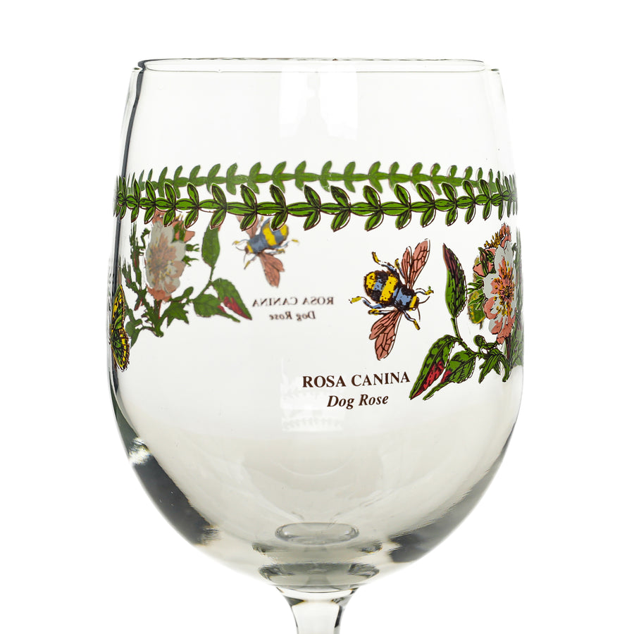 PORTMEIRION Botanic Garden Glass Wine Glasses Set Of 4