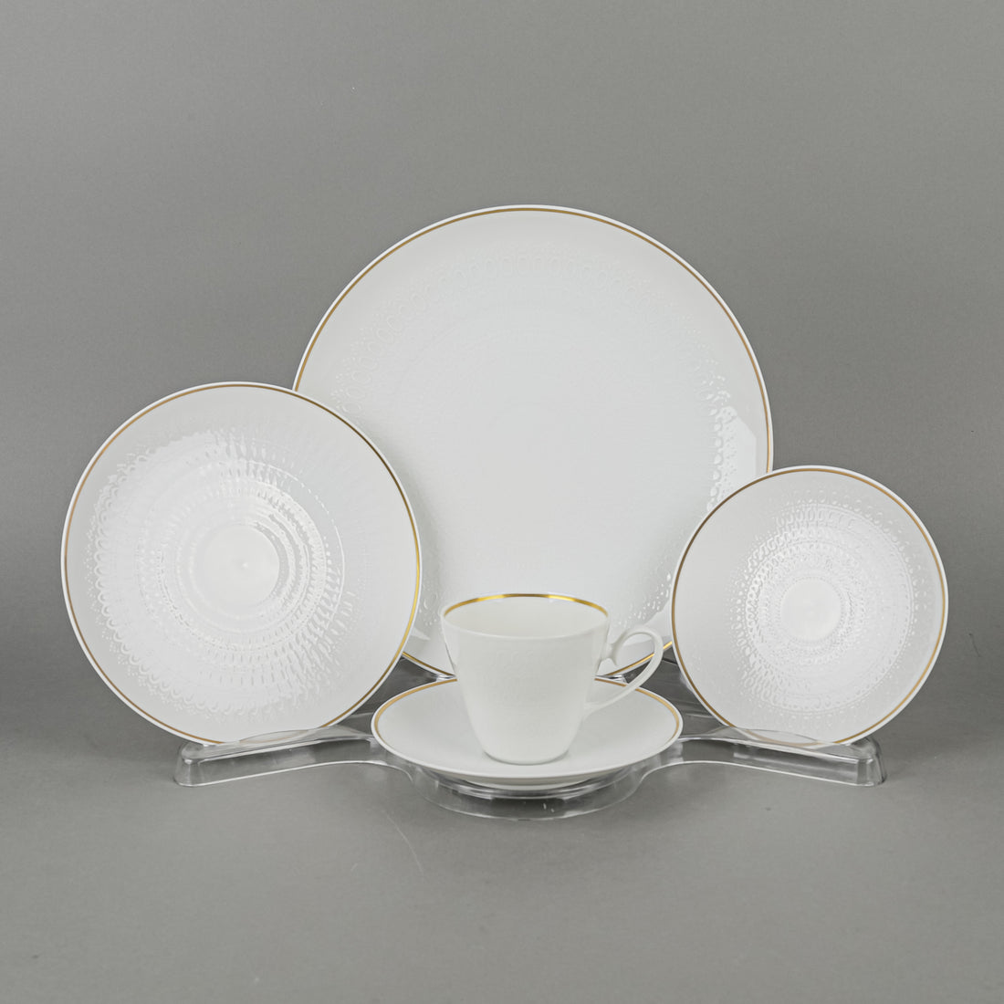 ROSENTHAL Romance Gold Band 12 Place Settings Plus Extras
