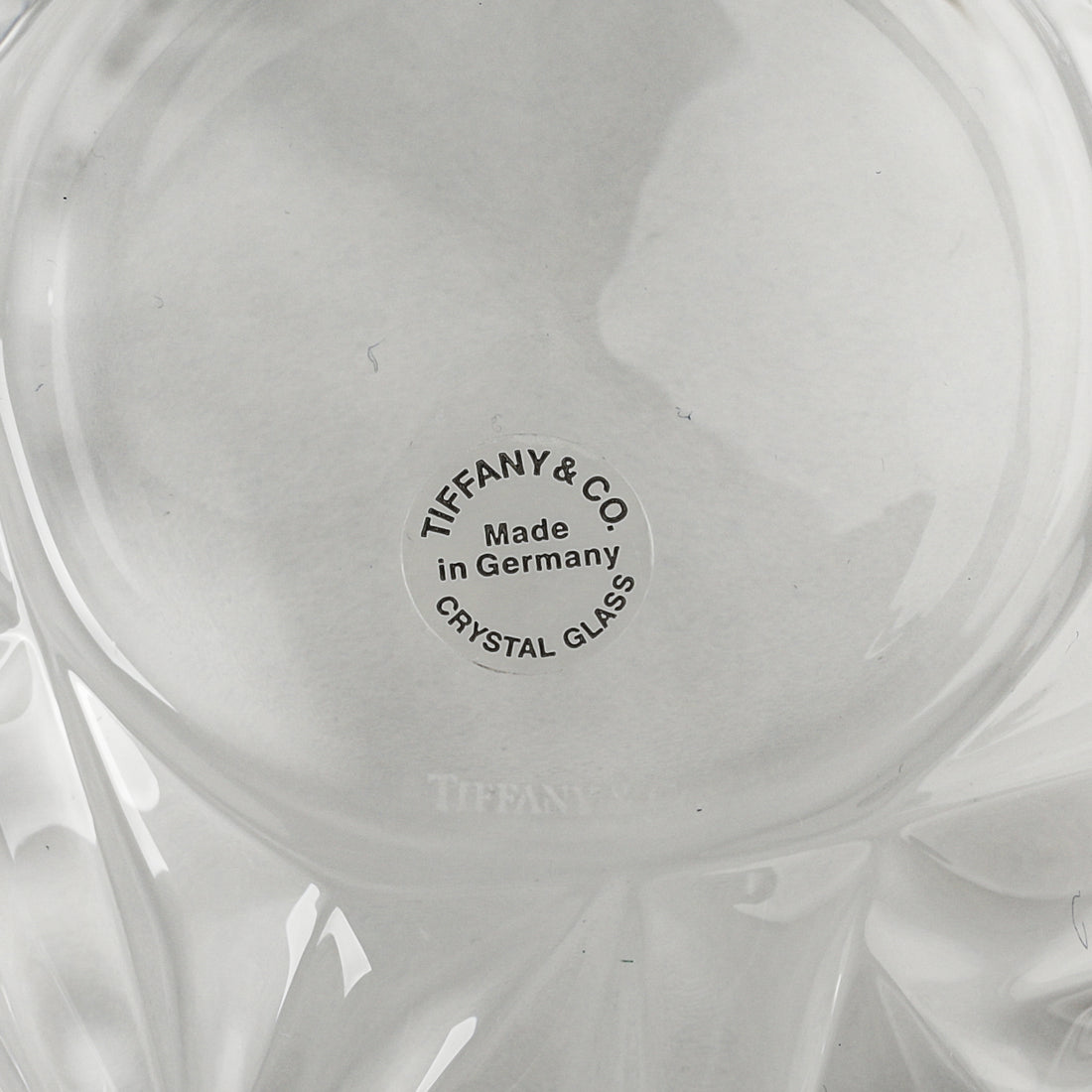 TIFFANY & CO Rock Cut Crystal Bowl