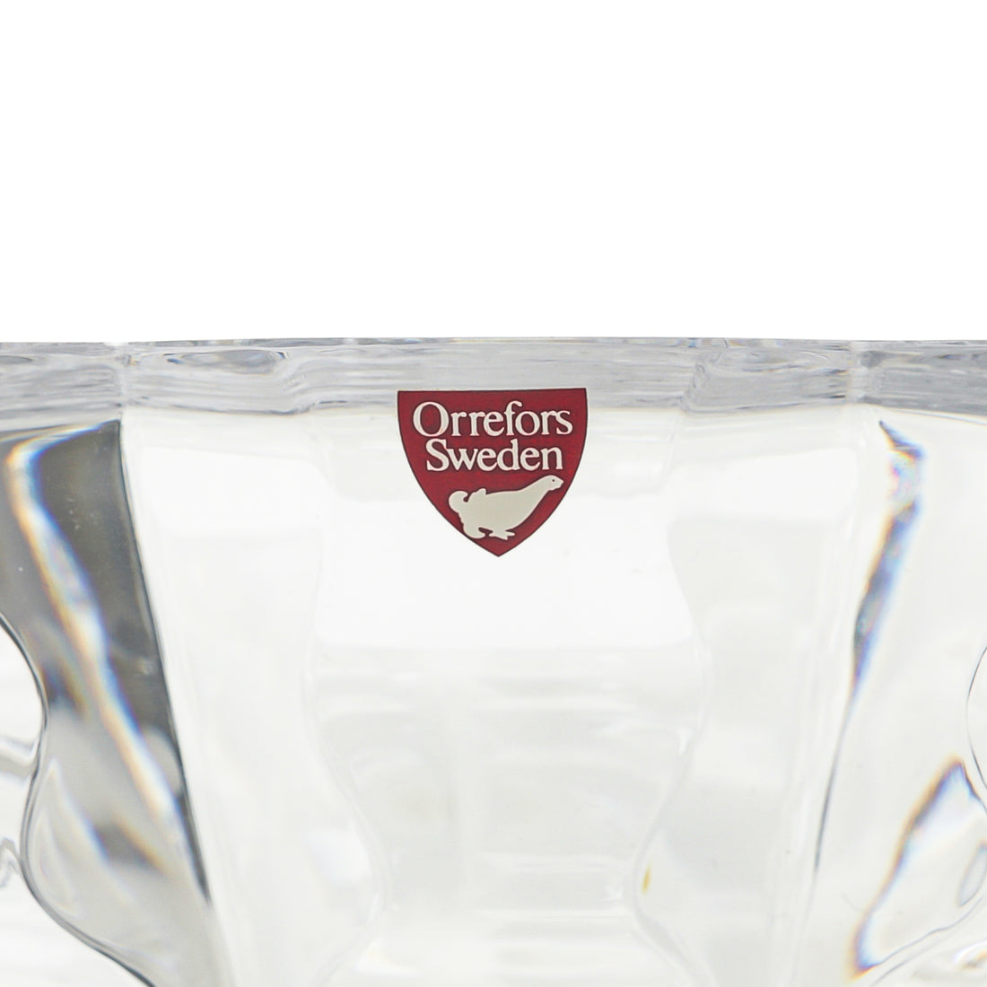 ORREFORS Olle Alberius WAVES Crystal Bowl