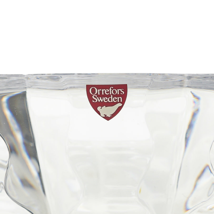 ORREFORS Olle Alberius WAVES Crystal Bowl