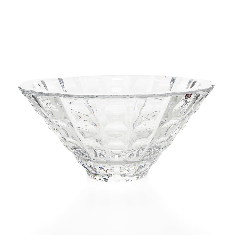 ORREFORS Olle Alberius WAVES Crystal Bowl