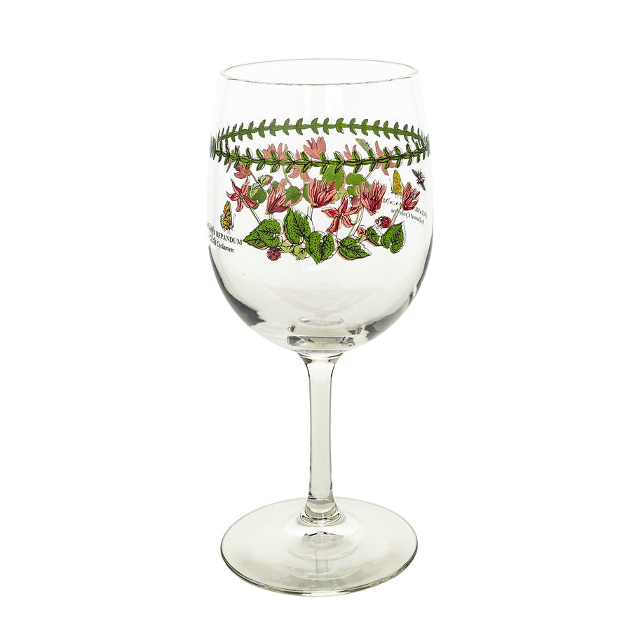 PORTMEIRION Botanic Garden Glass Wine Glasses Set Of 4
