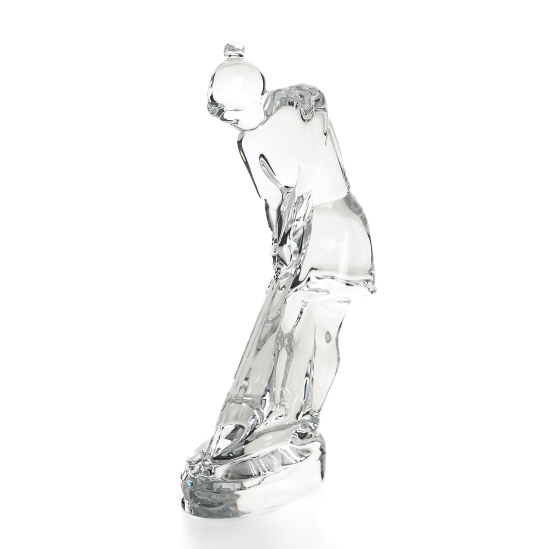 BACCARAT Figurine Female Golfer Putting