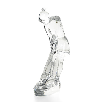 BACCARAT Figurine Female Golfer Putting