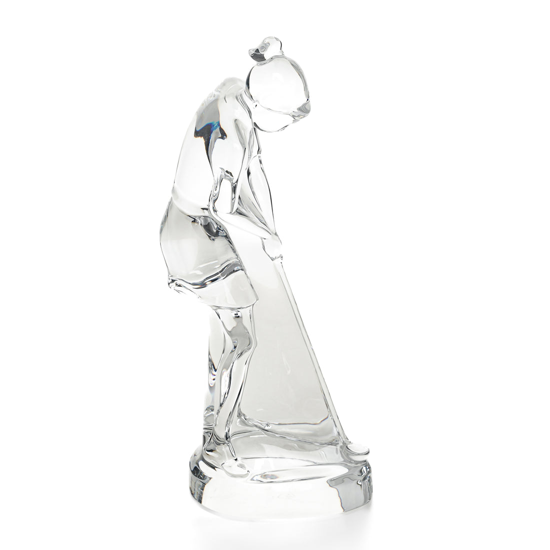 BACCARAT Figurine Female Golfer Putting