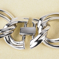 NINA RICCI Silver Tone Link Necklace