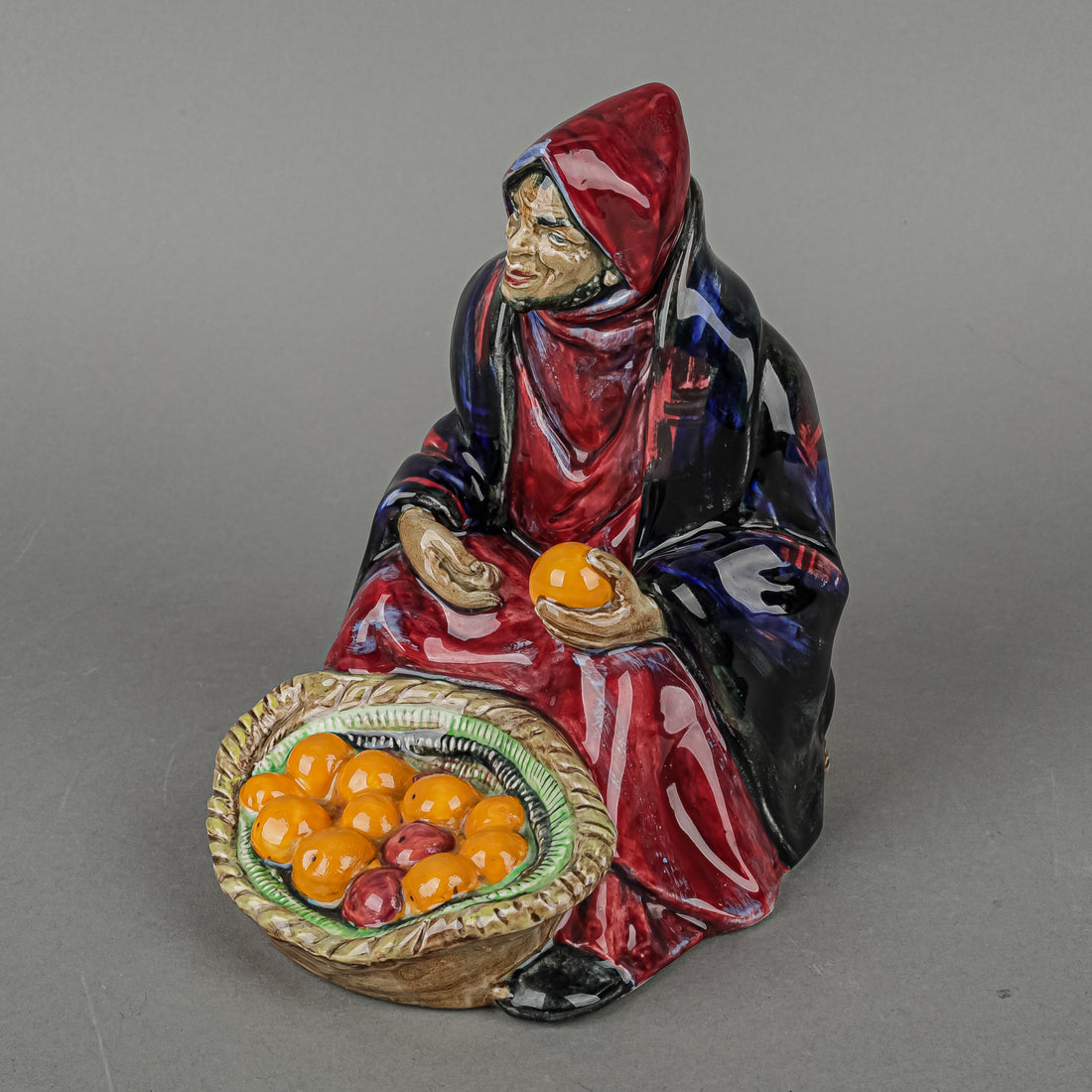 ROYAL DOULTON Fig Orange Vendor HN 1966