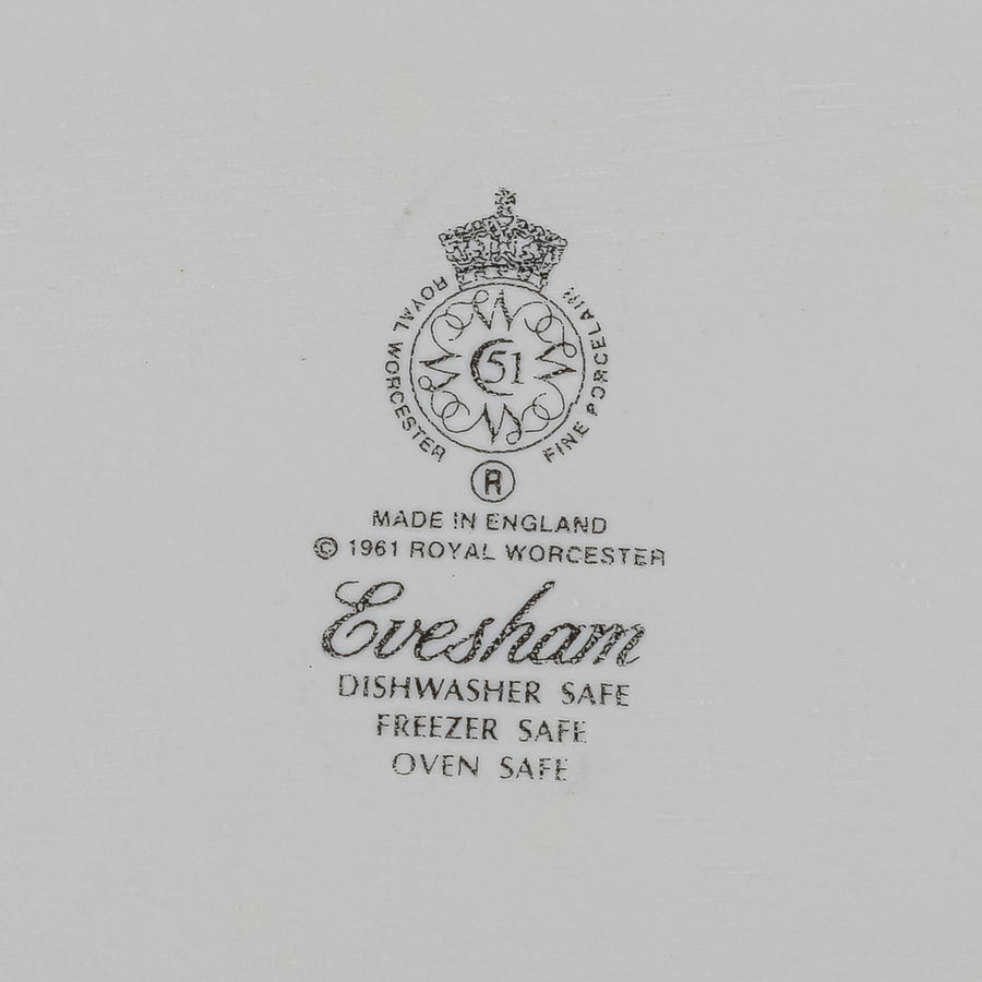 ROYAL WORCESTER Evesham Au Gratin Dish