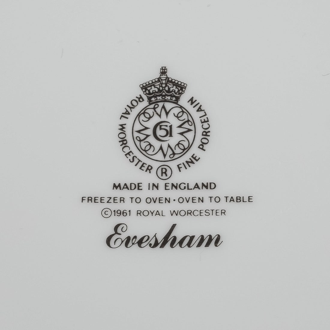 ROYAL WORCESTER Evesham Salad Serving Bowl