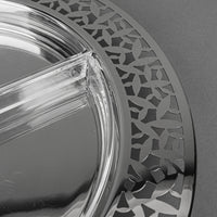 ALESSI Cactus Stainless Steel Tray With Glass Inserts