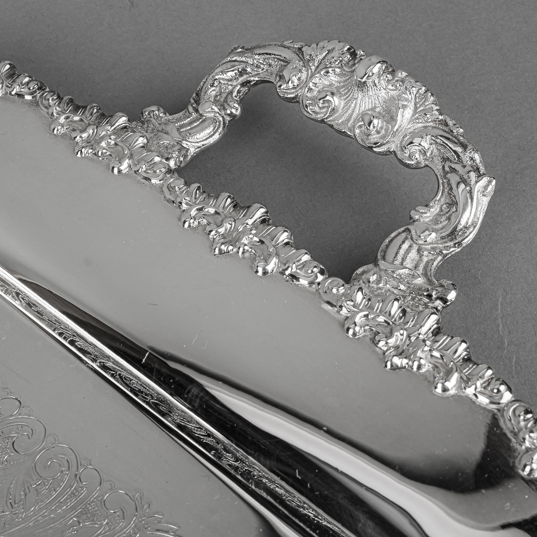 CDN SILVER CO Sheffield Reproduction Silverplate Tray