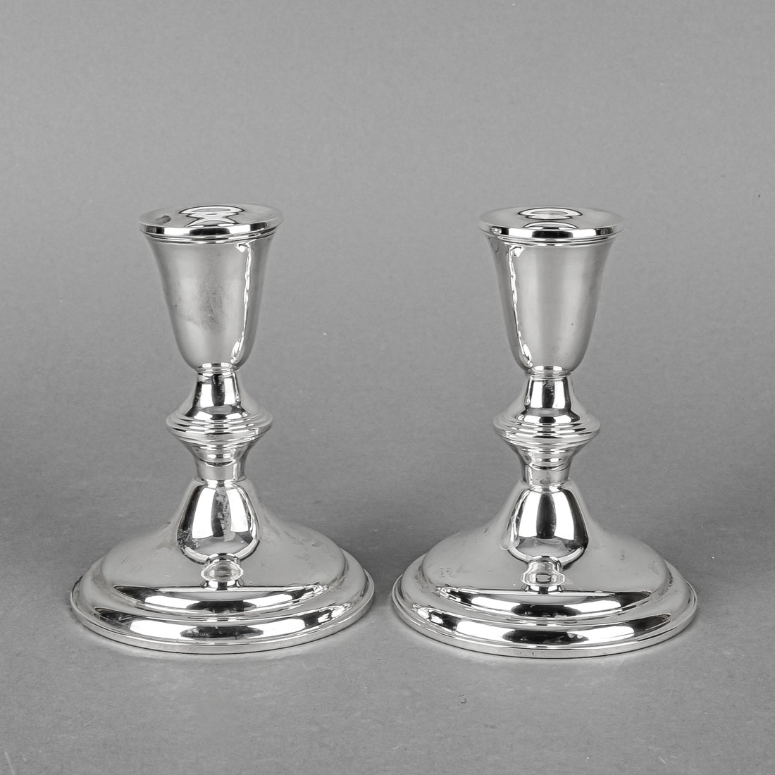 EMPIRE Sterling Candlesticks Set Of 2