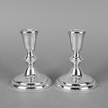 EMPIRE Sterling Candlesticks Set Of 2