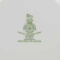 ROYAL DOULTON Sonnet Soup Plates Set Of 9