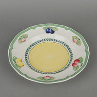 VILLEROY AND BOCH French Garden Fleurence Soup Plates  Set Of 7